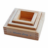 Wooden Story Wooden Nesting & Sorting Trays