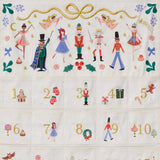 Nutcracker Embroidered Hanging Advent Calendar