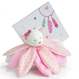 Doudou Et Compagnie Cat Doudou Lovey Flower Petal