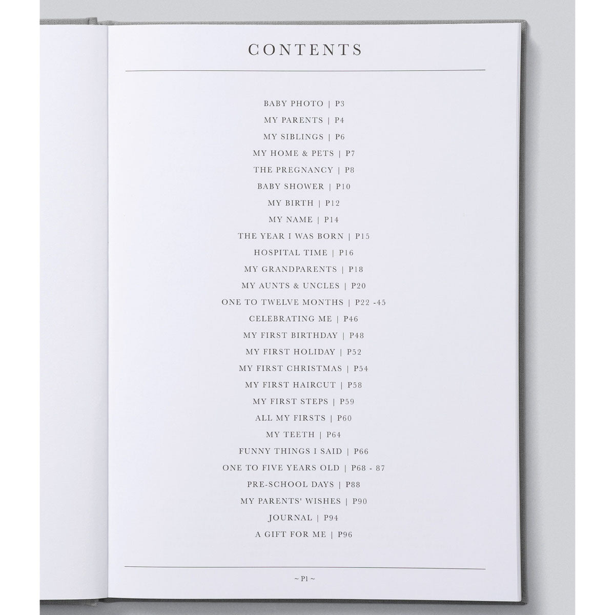 BABYJournal. Birth to Five Years
