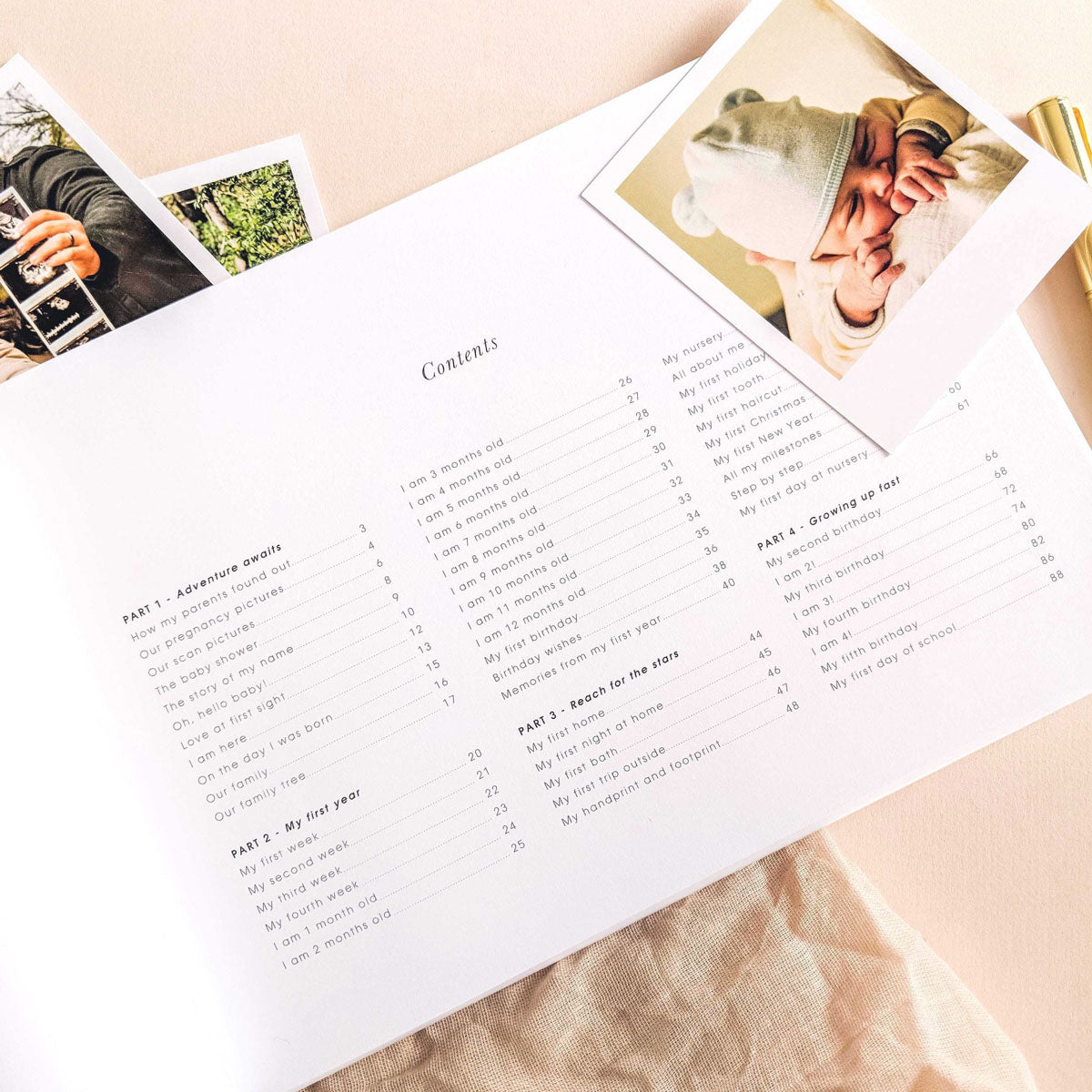 Baby memory book, Lullaby Baby