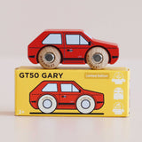 Wooden Matchbox Car, No. 8 GT50 Gary