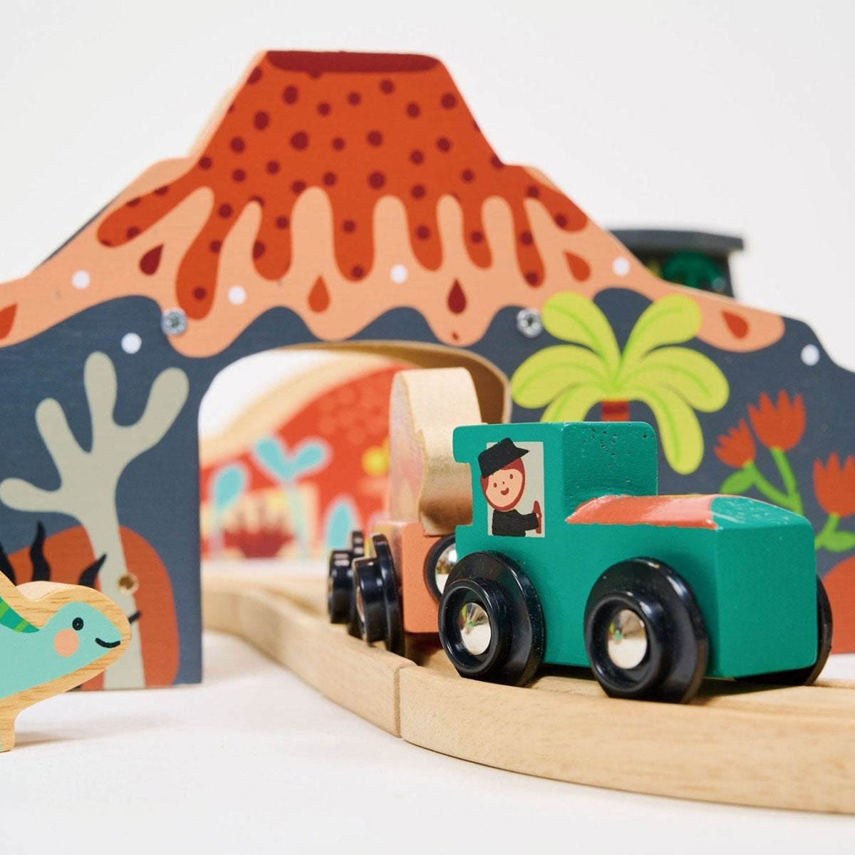 Lost World Dinosaur Railway Set