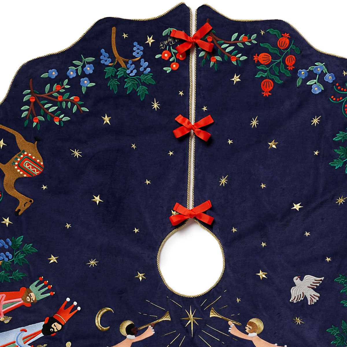Nativity Embroidered Tree Skirt