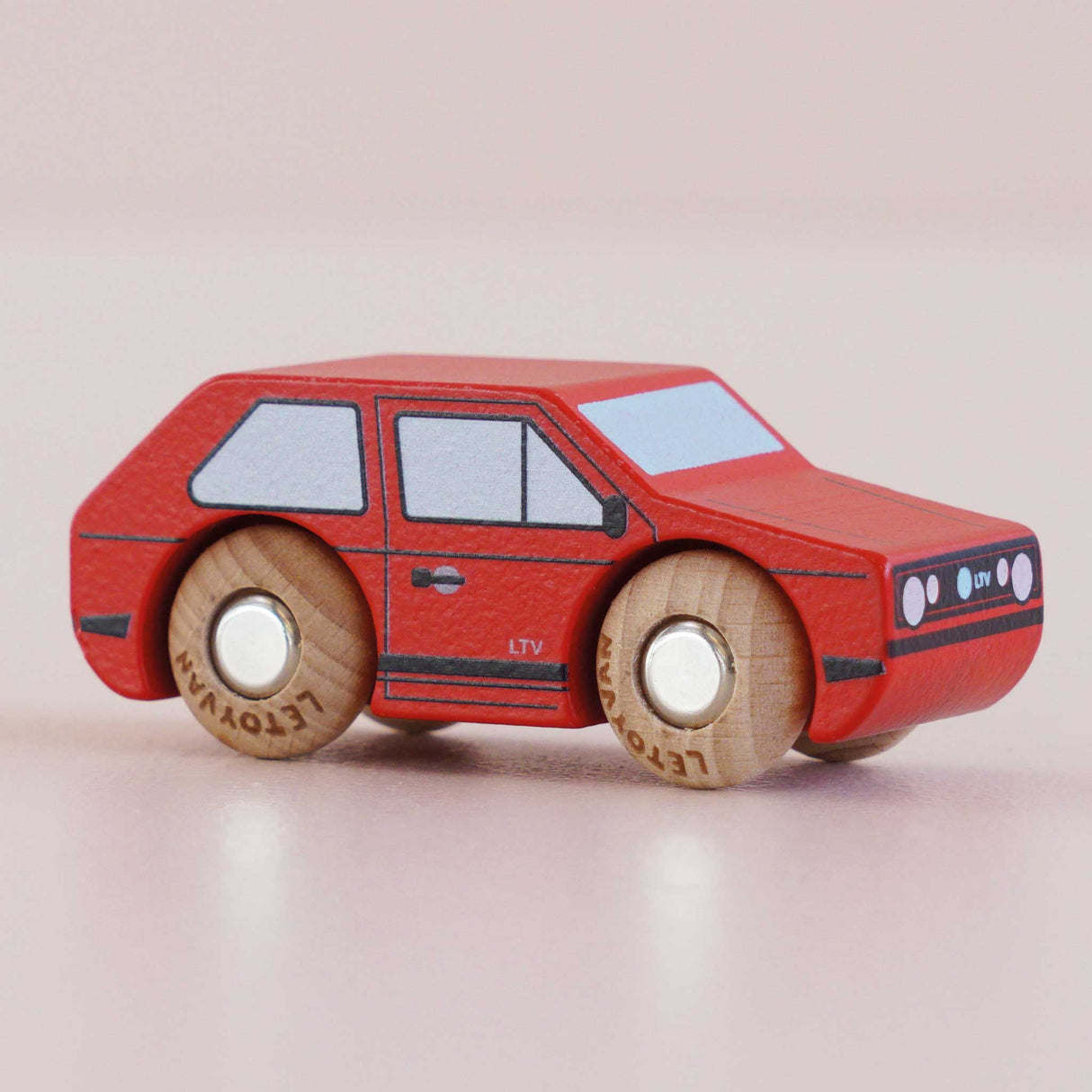 Wooden Matchbox Car, No. 8 GT50 Gary