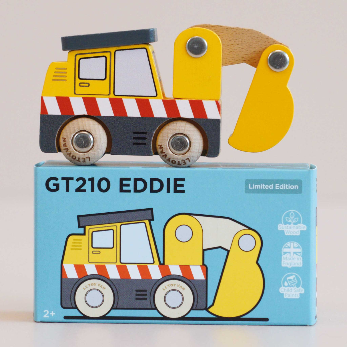 Wooden Matchbox Car, No. 37 GT210 Eddie