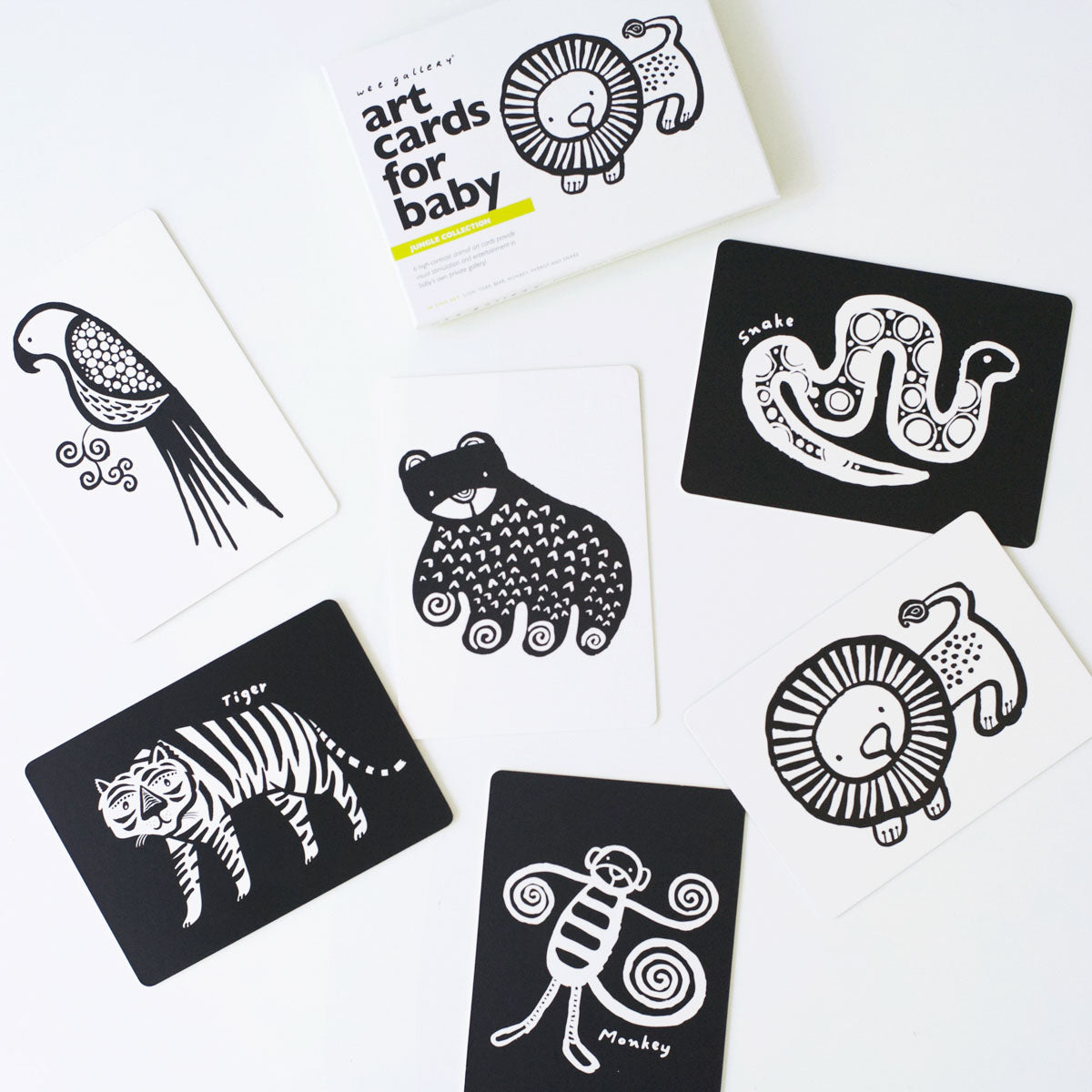 Art Cards for Baby, Jungle Animals