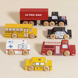 Le Toy Van Wooden American Cars (7pcs)