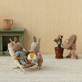 Maileg Micro Rabbit/Bunny Baby Set with Ball and Bottle