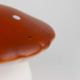 Egmont Heico Medium Mushroom Lamp with Dimmer, Brick Red