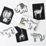 Art Cards for Baby, Safari Animals