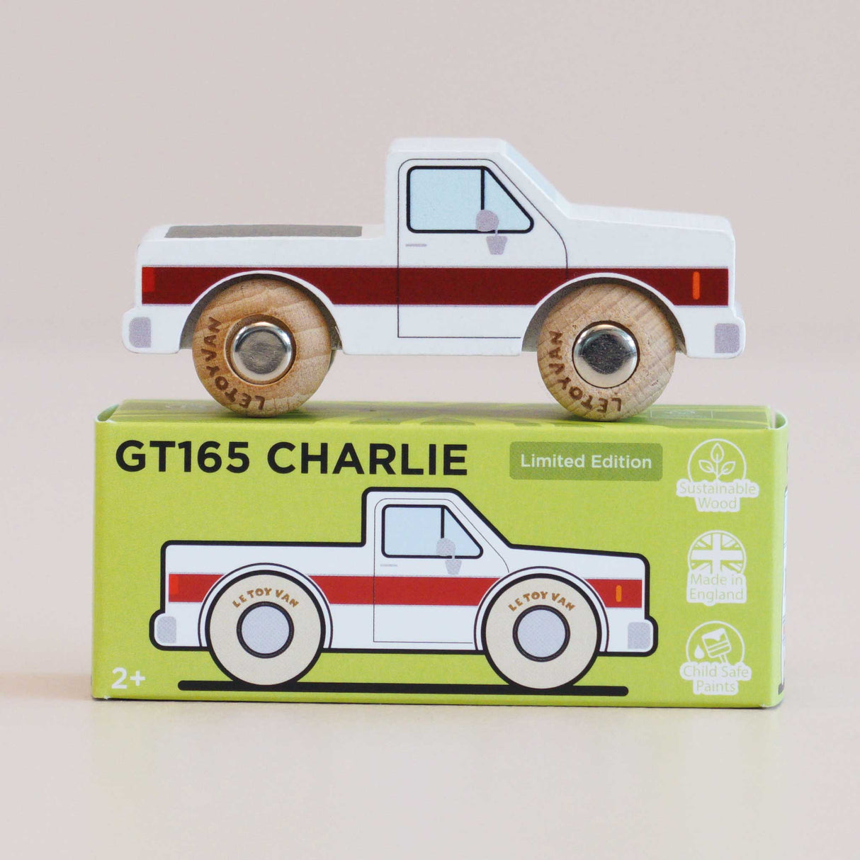 Wooden Matchbox Car, No. 30 GT165 Charlie