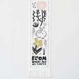 Wee Gallery Canvas Growth Chart, Bloom