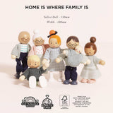 Le Toy Van Posable wooden Dolls House Family