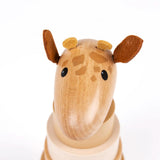 Giraffe Wooden Stacking Pyramid