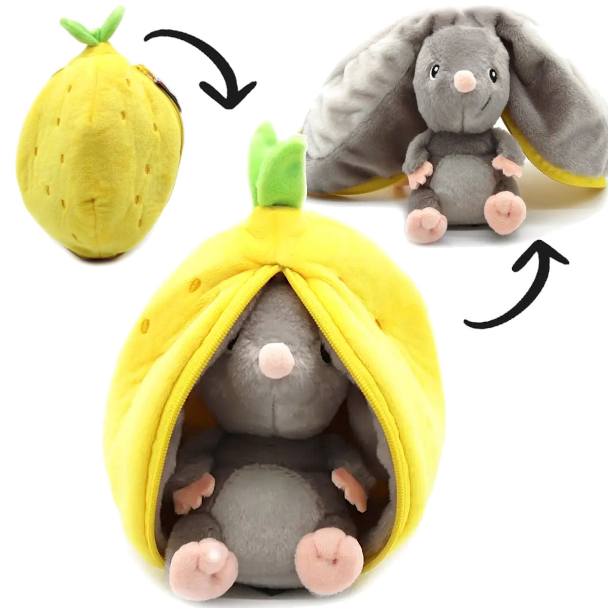 Flipetz Rocket the Mouse/Lemon Plush Doll – My Sweet Muffin