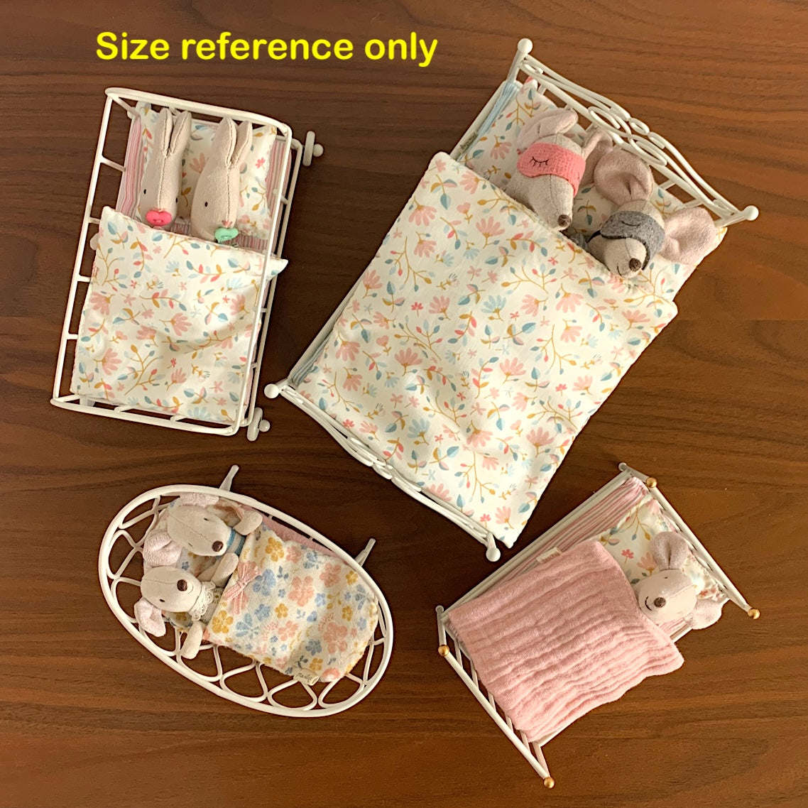 Maileg Vintage Bed  for Mom & Dad Mouse Doll (ships in October)
