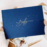 Baby memory book, Navy