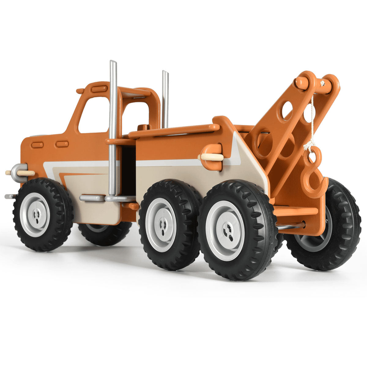 Moover Wooden Ride-on MACK Truck, Brown