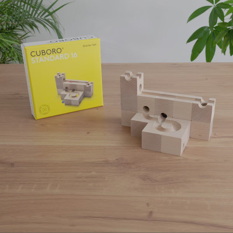 CUBORO Marble Run Set, STANDARD 16