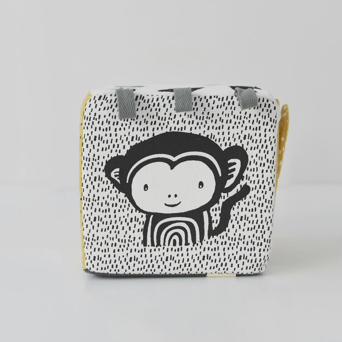 Wee Gallery Baby Sensory Soft Block, Jungle