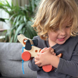 Pull along Wooden Puppy