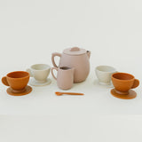 Silicone Tea Play Set, Botanical Rose