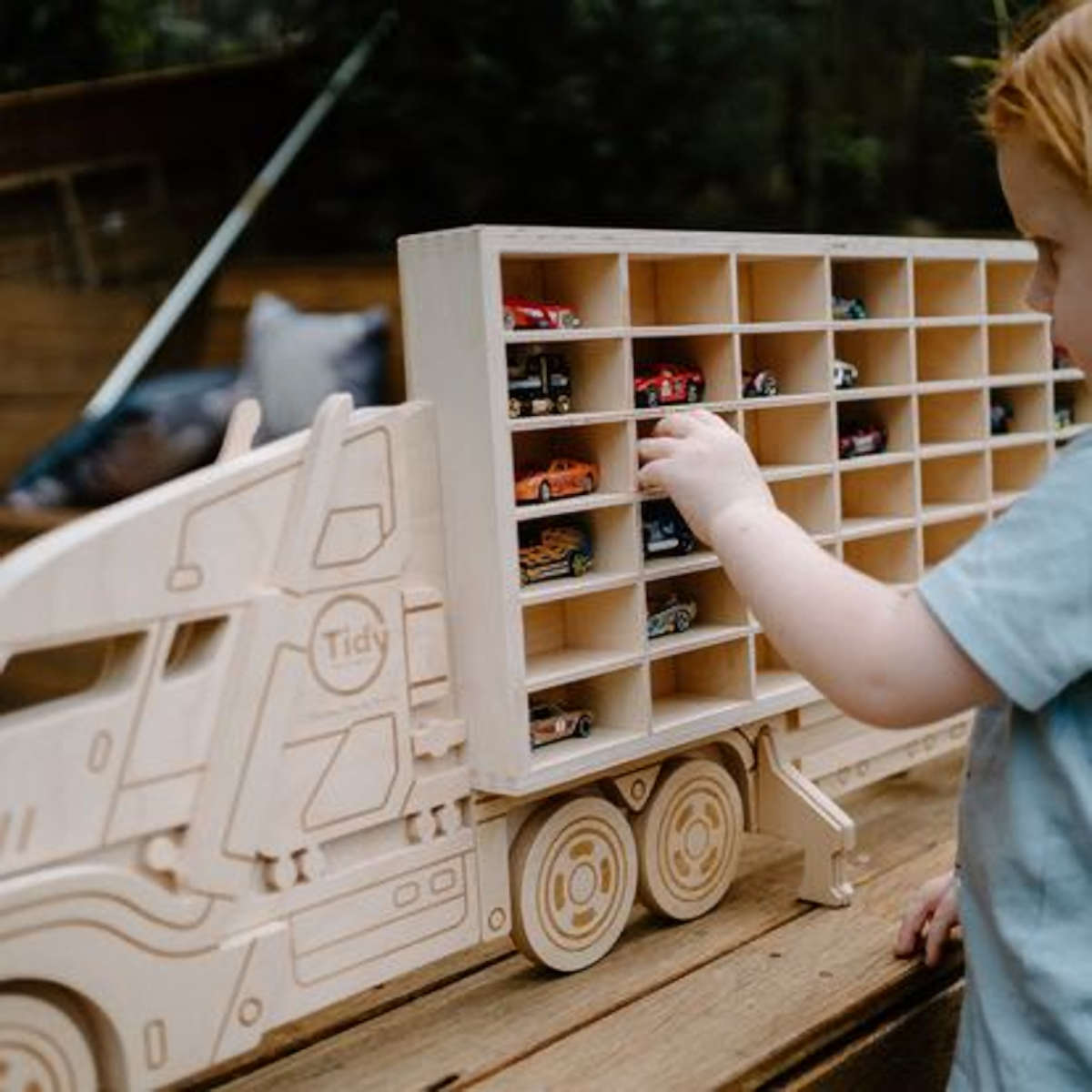Diy Toy Car Storage Cardboard Truck Car-carrier DIY Toy Car