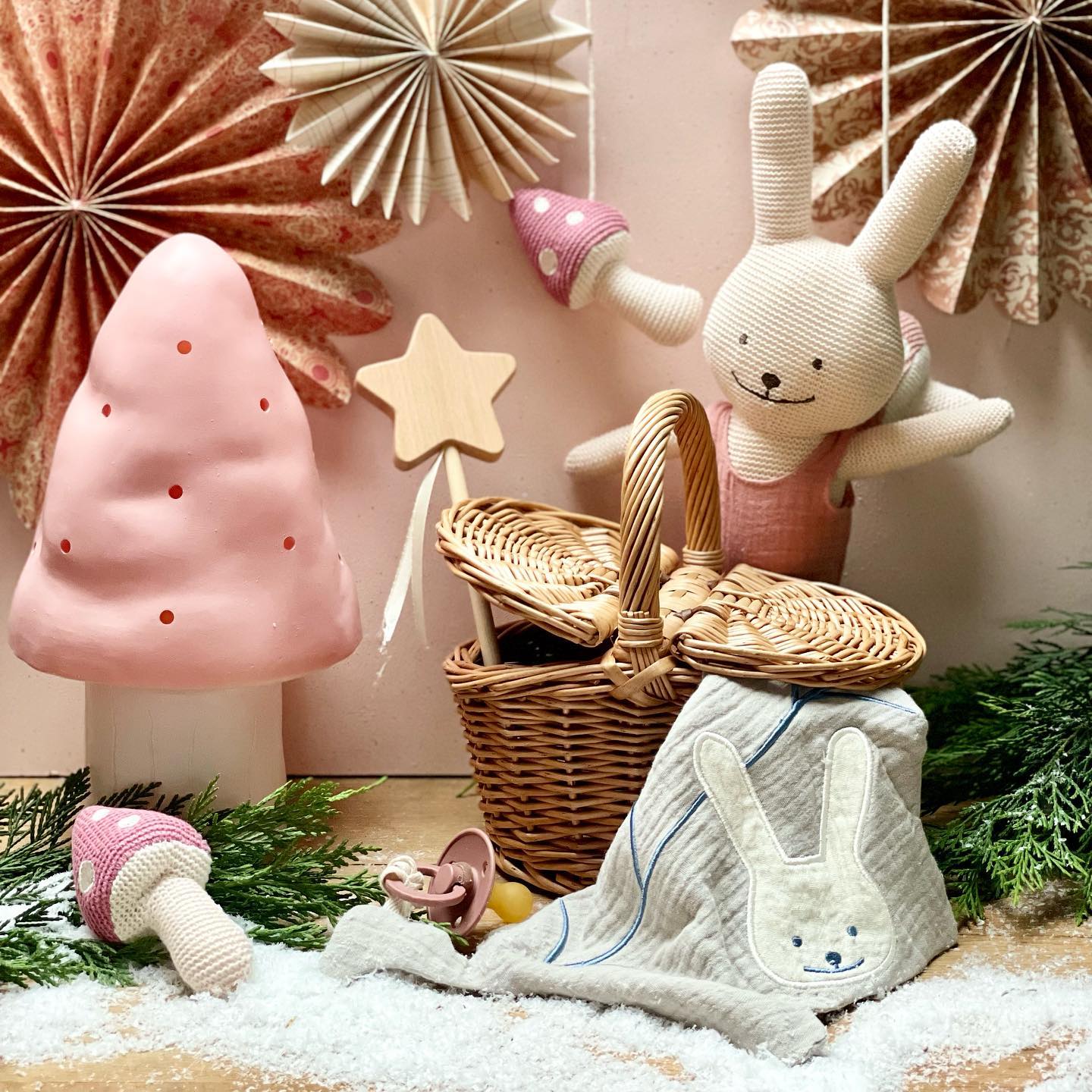 Egmont Heico Small Mushroom LED Lamp, Pink – My Sweet Muffin