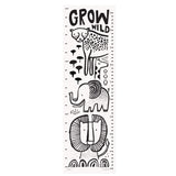 Wee Gallery Canvas Growth Chart, Safari