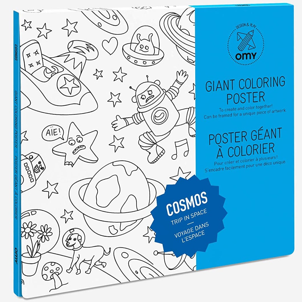 OMY Giant Coloring Poster, Cosmos