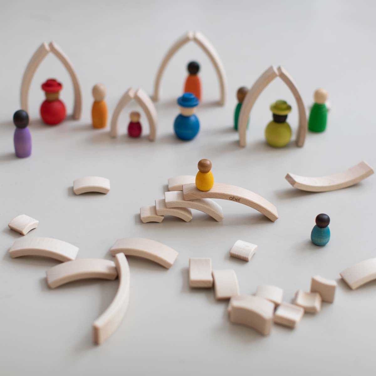 Abel Mini Golden Ratio Wooden Arch Blocks