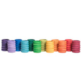Grapat 72 Wooden Rings in 12 Colors