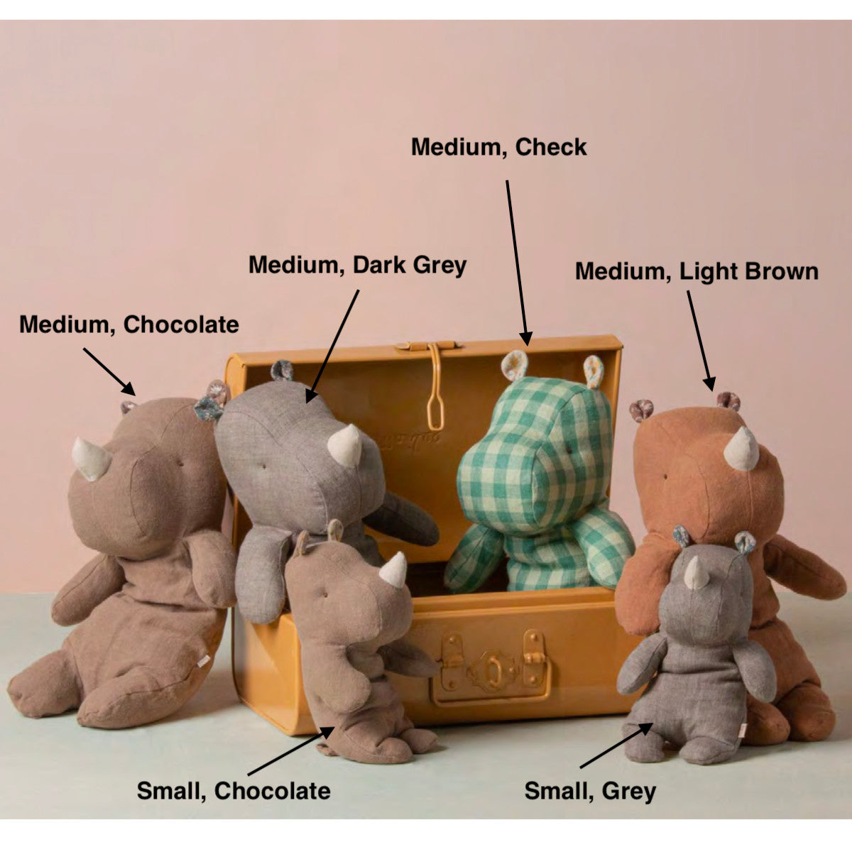 Maileg Small Rhino, Grey – My Sweet Muffin