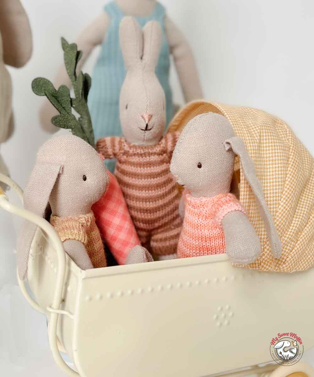 Maileg Micro Rabbit in Sweater Romper – My Sweet Muffin