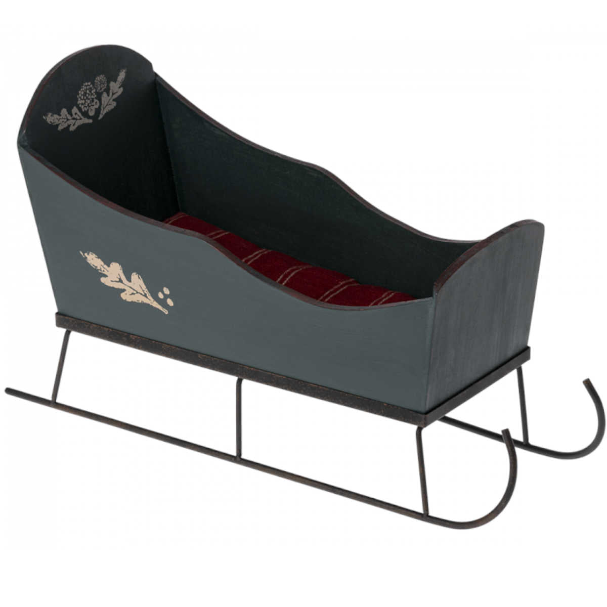 Maileg Medium size Sleigh, Green