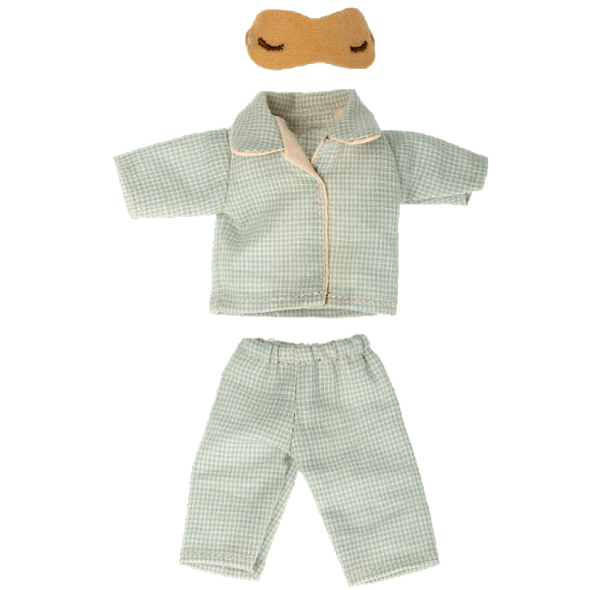 Maileg Pajamas for Dad Mouse, Gingham