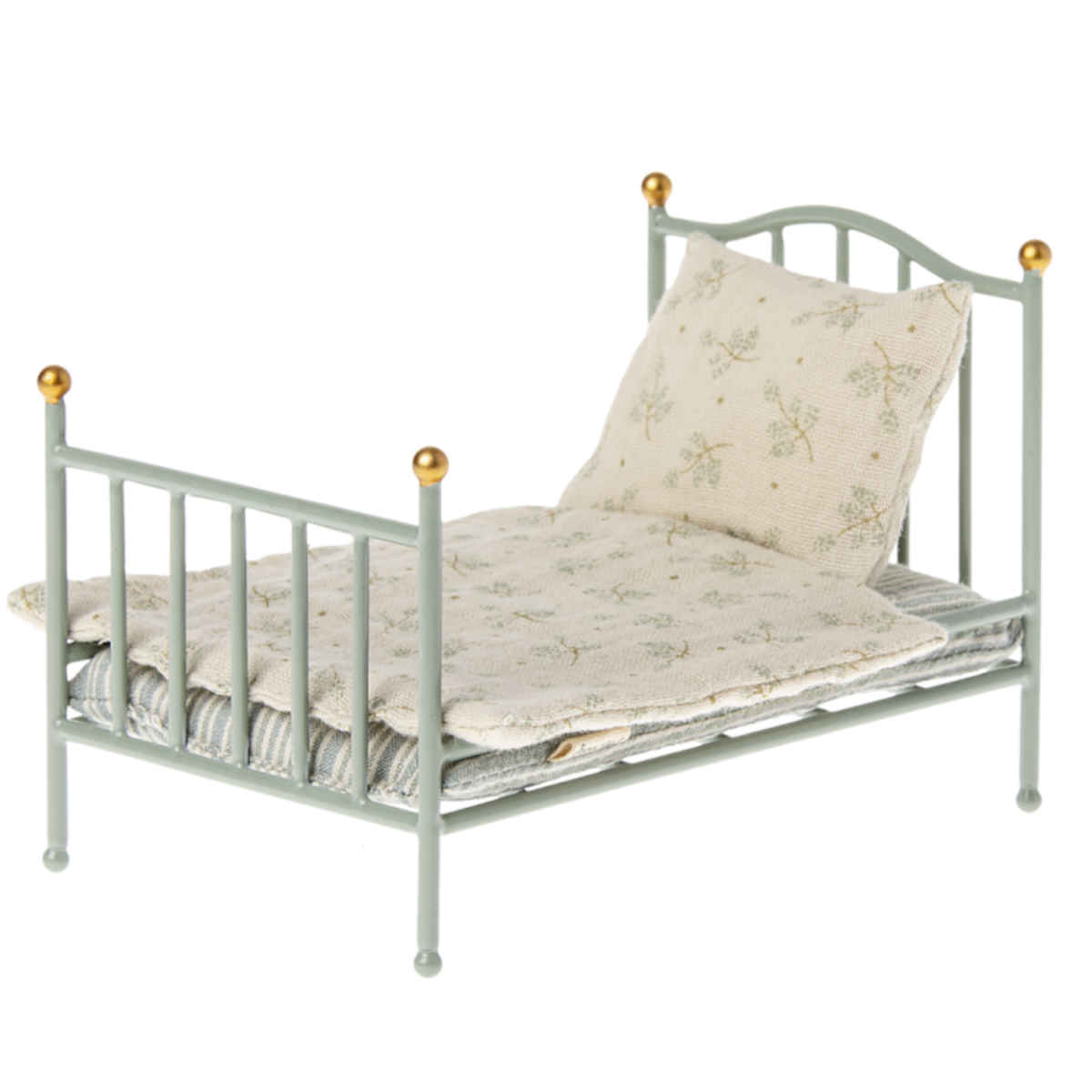 Maileg Vintage Bed  for Mouse doll, Mint