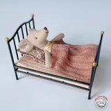 Maileg Mouse size Bed, Black - Final Sale
