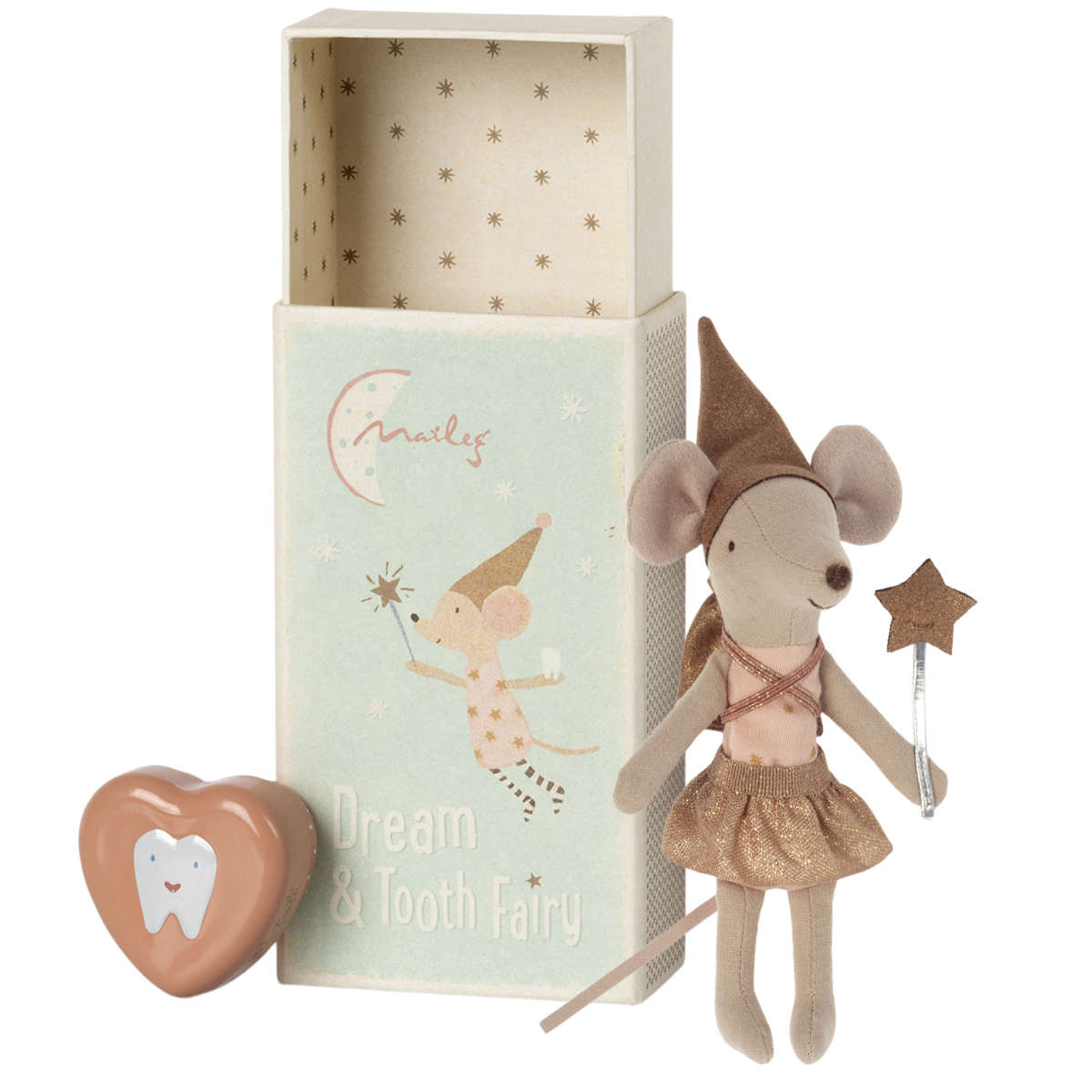 Maileg Tooth Fairy Big Sister Mouse in Box My Sweet Muffin