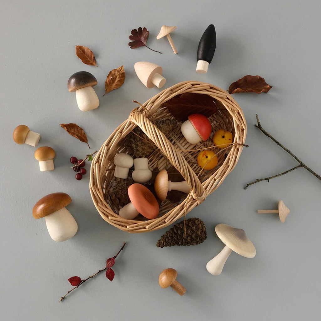 Erzi Forest Mushrooms Basket