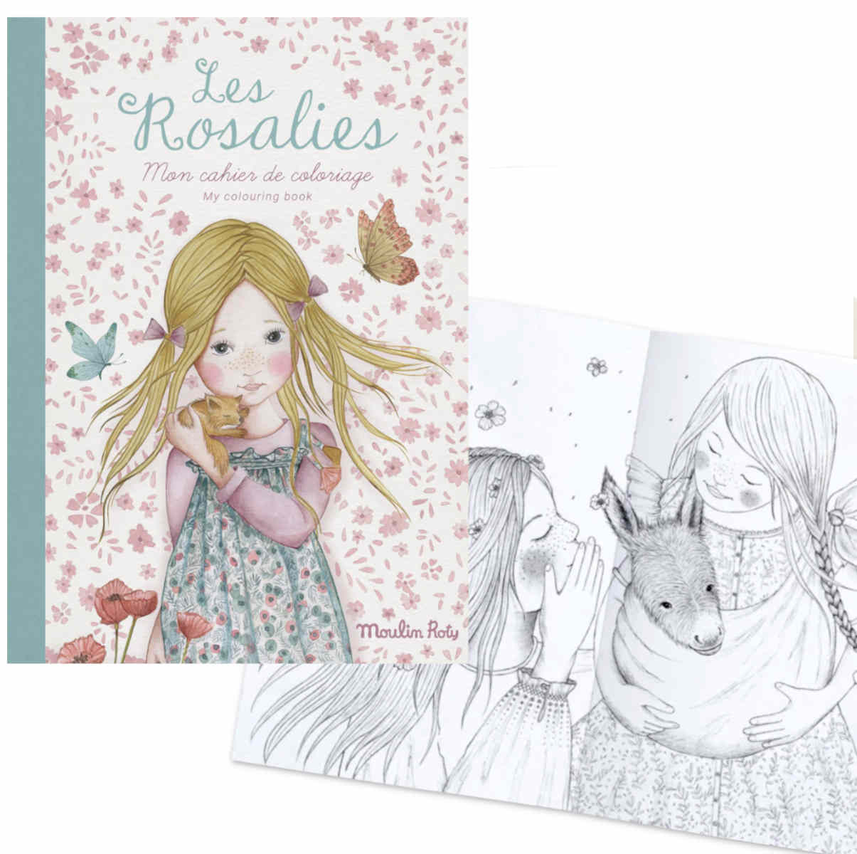 Moulin Roty Les Rosalies Coloring Book