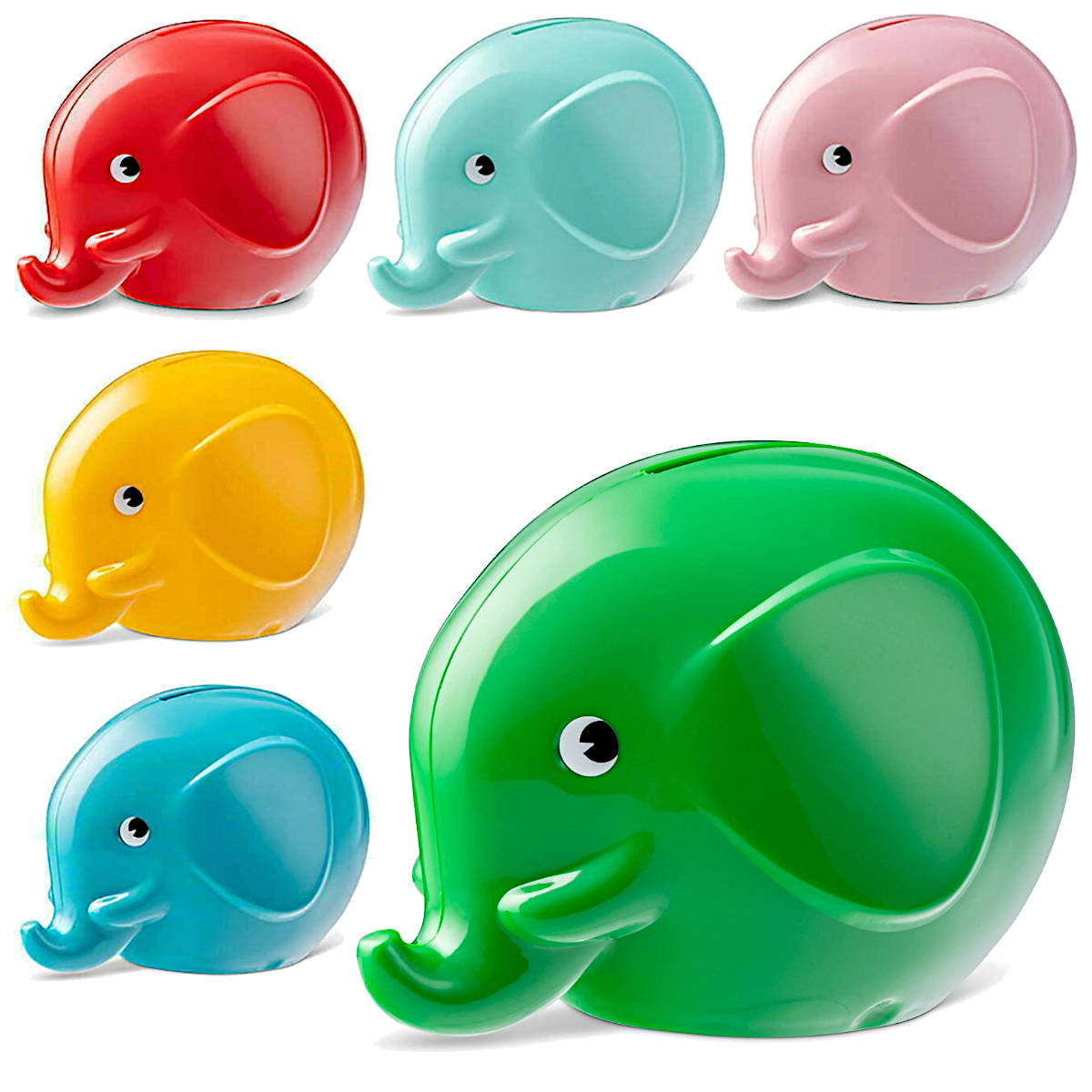 Piggy shop bank elephant