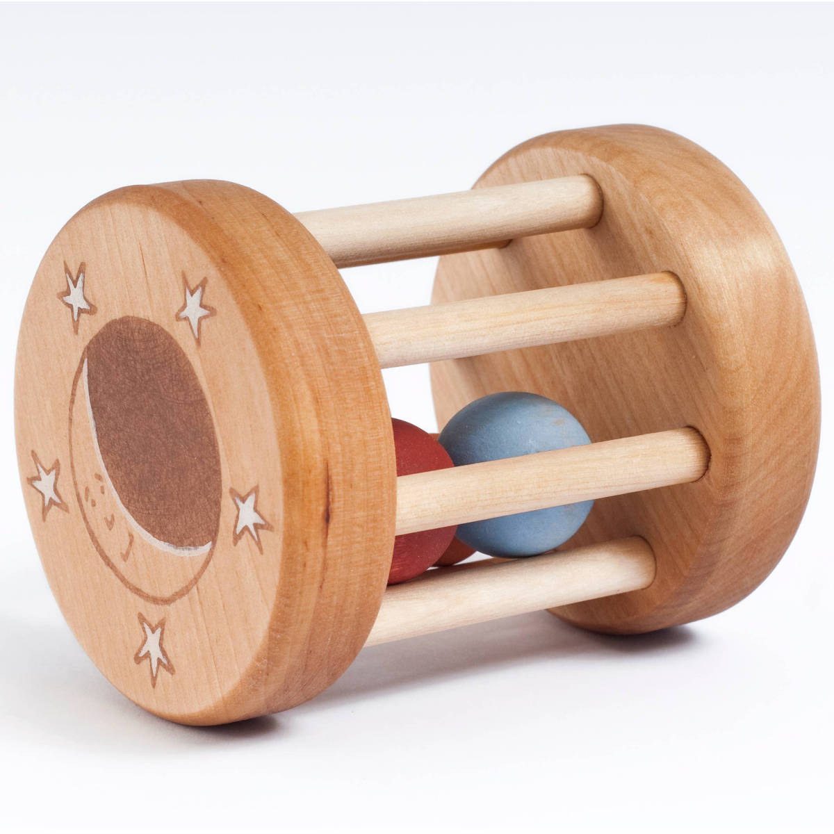 Friendly Toys Wooden Rattle
