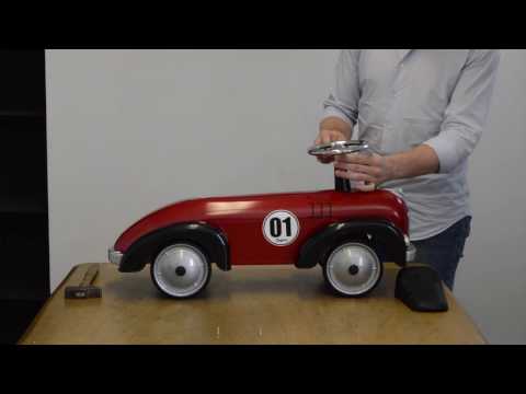 Baghera Metal Ride-on Car, Speedster Fireman