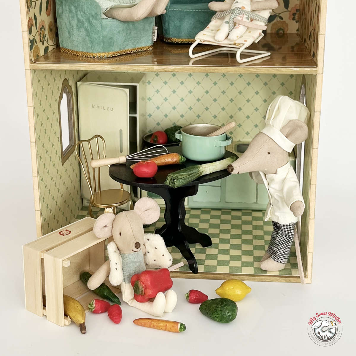 Maileg Doll House Miniature Coffee Table