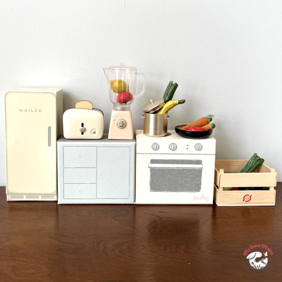 Maileg Miniature Fridge, Off White – My Sweet Muffin