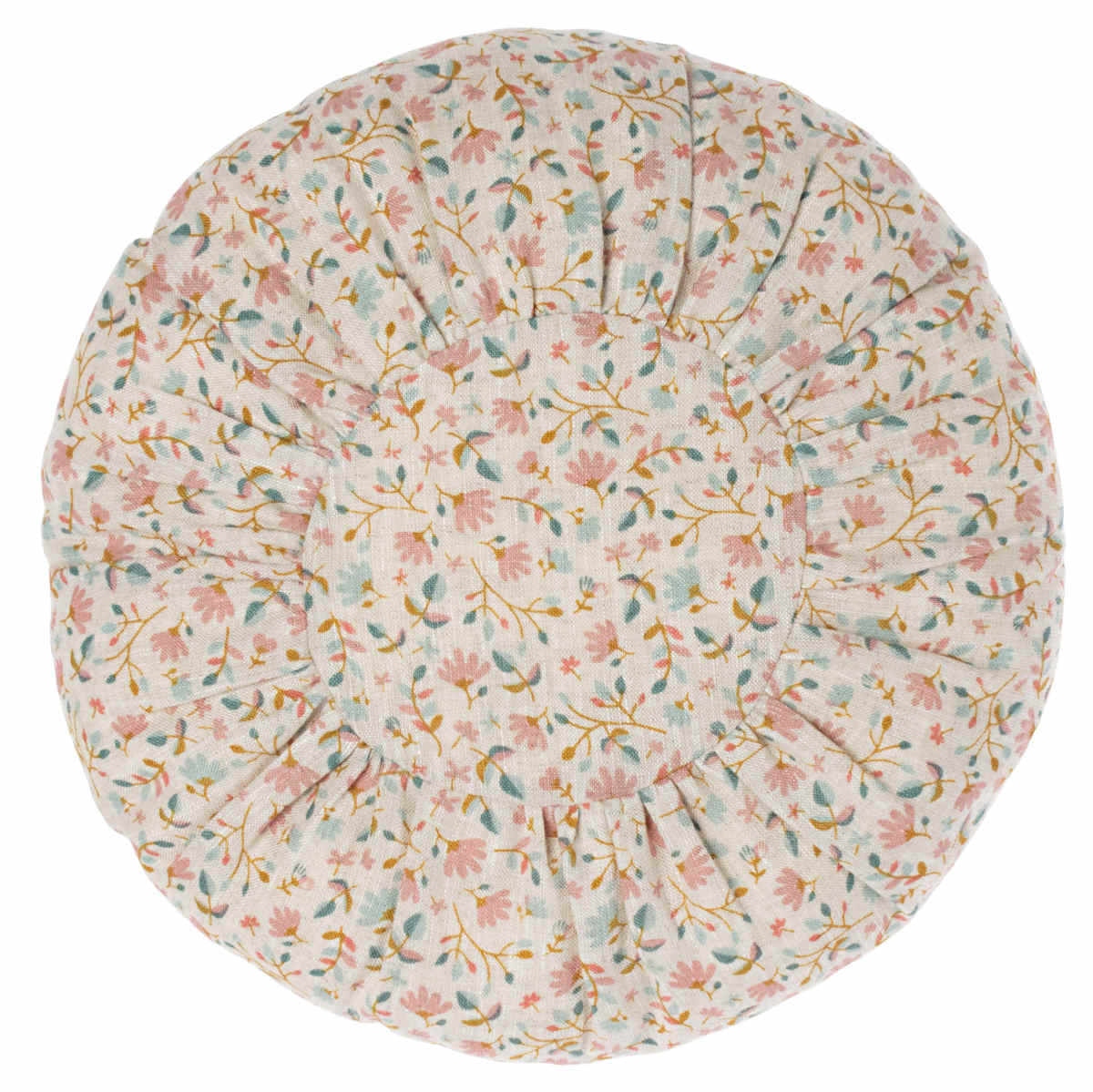 Maileg Small Round Cushion, Flower
