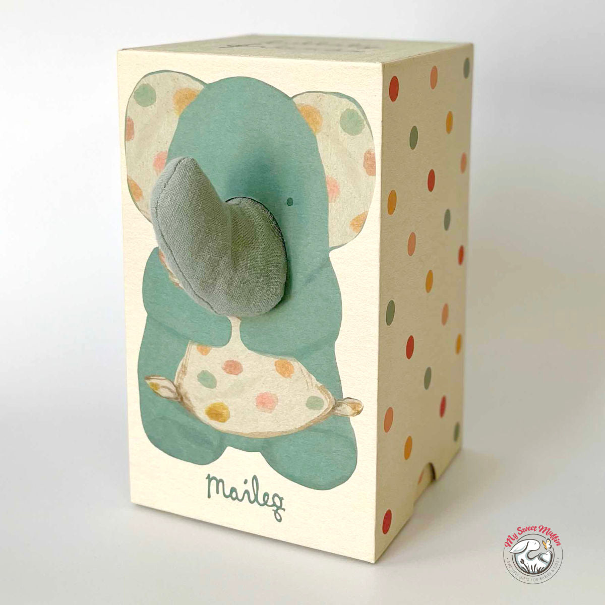 Doudou musical Lullaby Friends - Eléphant - MAILEG - Perlin Paon Paon