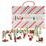 Festive Village Wooden Advent Calendar